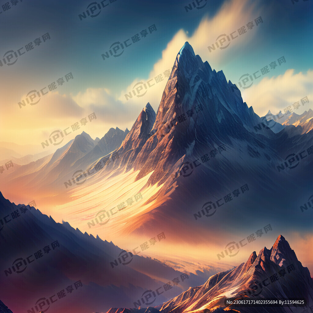 山峰 梦幻唯美 超高清 清晰