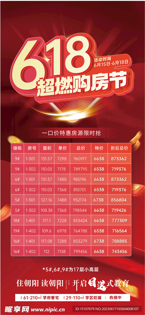 618地产创意海报