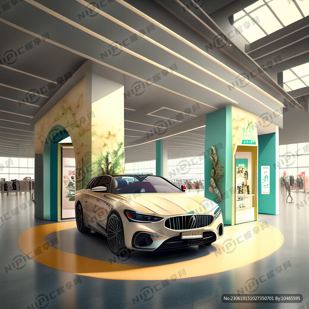 端午节汽车展厅美陈