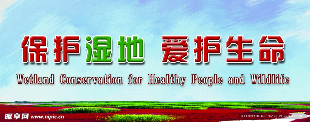 保护湿地  爱护生命