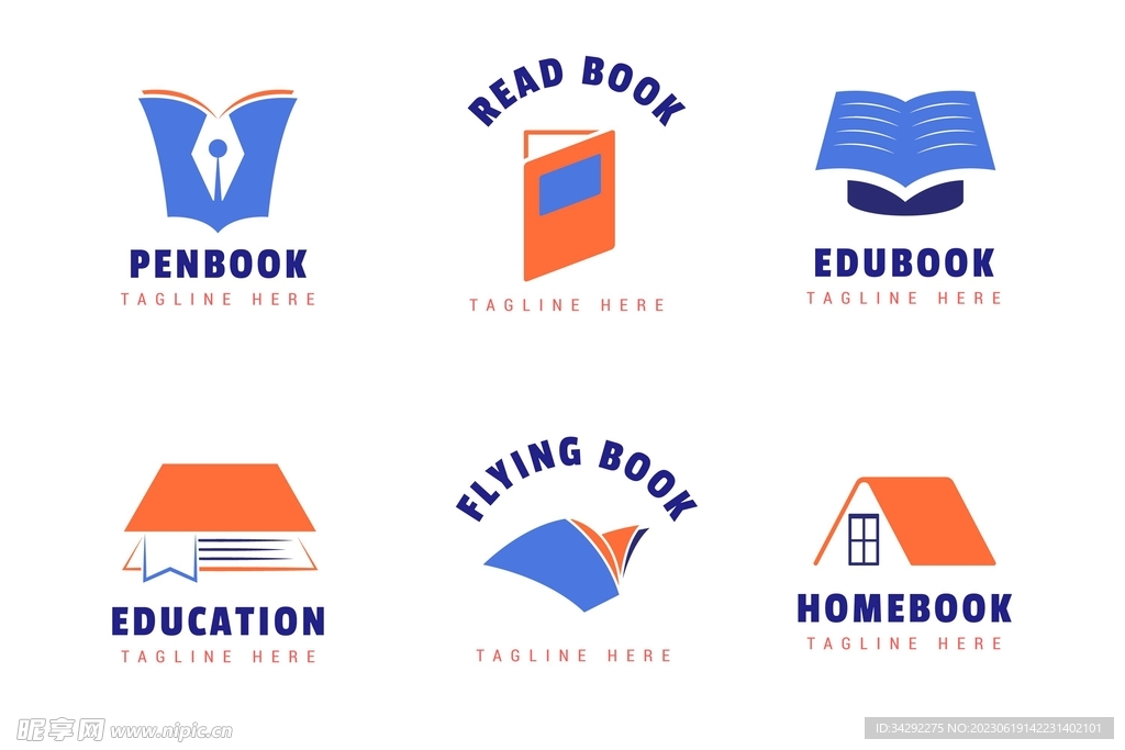 书本logo