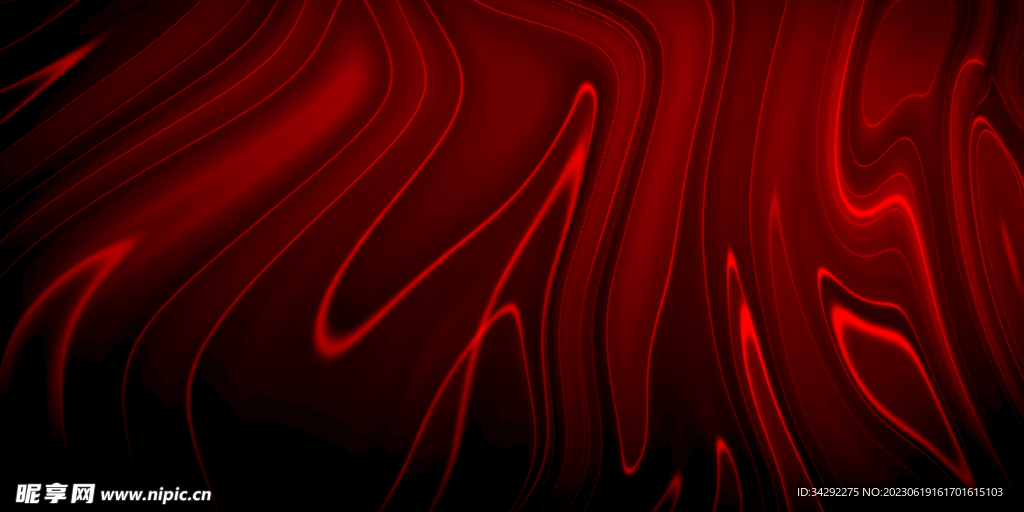 红色流体背景