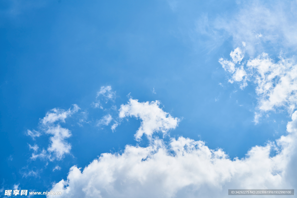 蓝天白云背景
