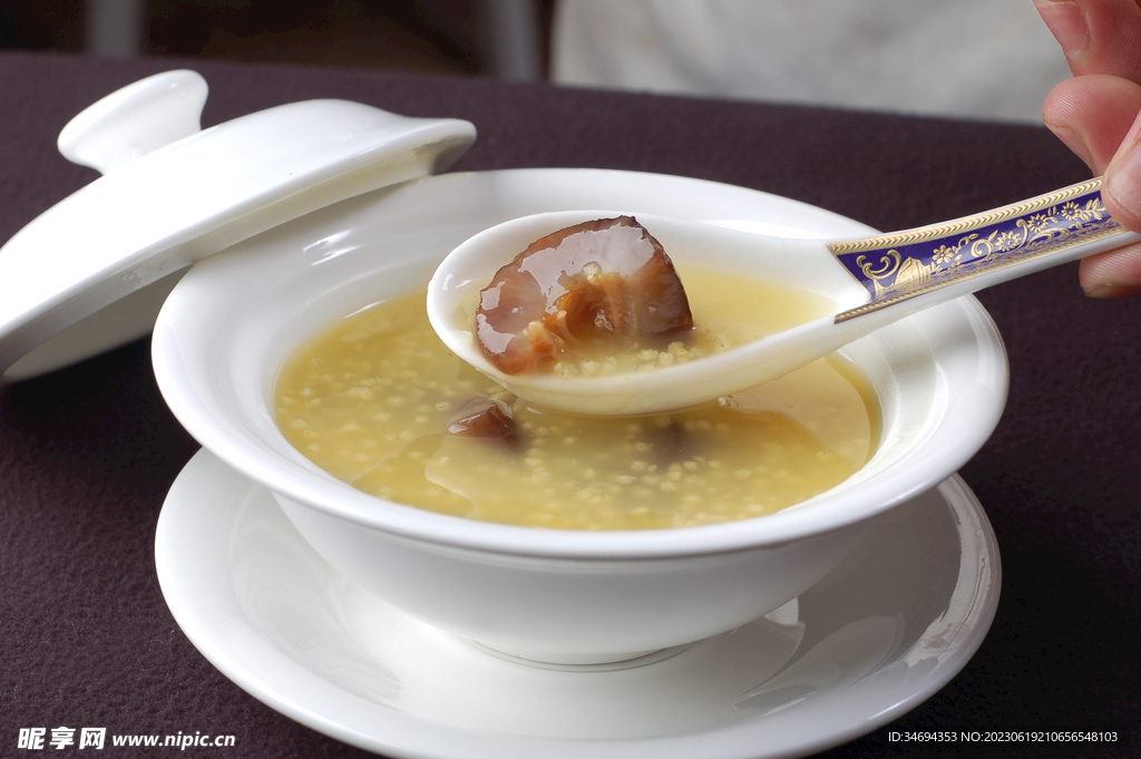 小米烩辽参 燕鲍翅