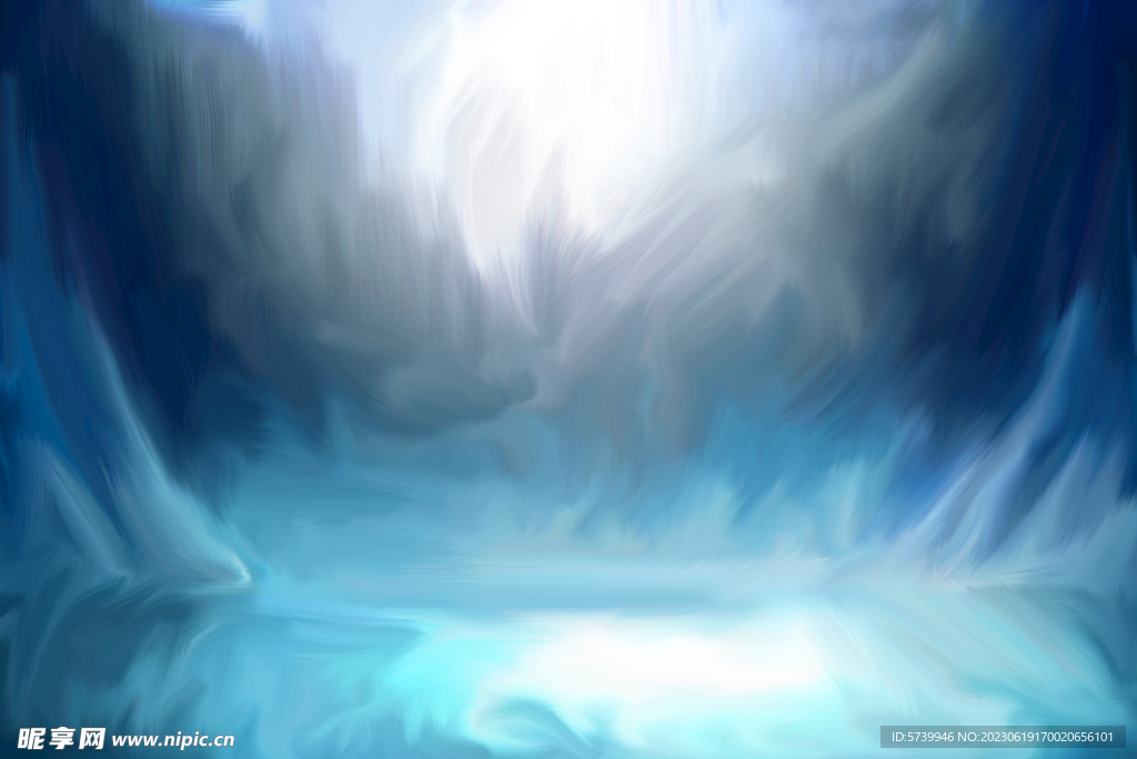 绚丽水彩喷溅数码印花扎染图案