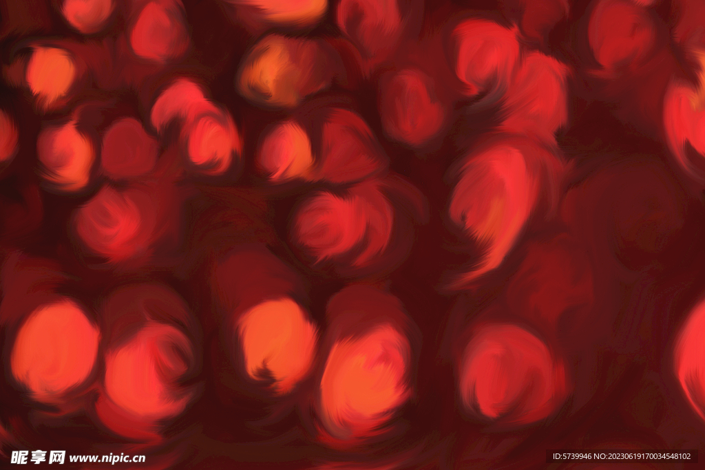 绚丽水彩喷溅数码印花扎染图案