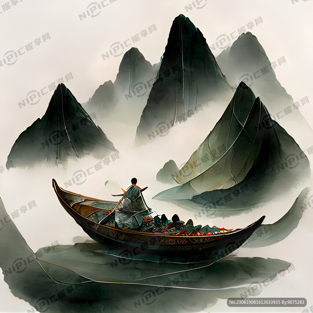 端午龙舟上有粽子