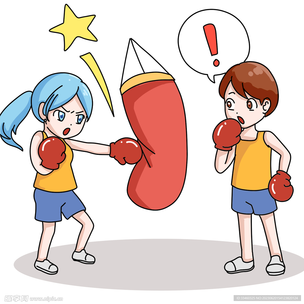 卡通拳击