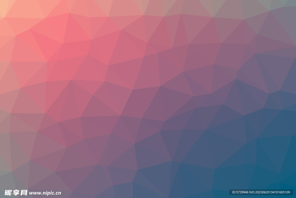 彩色不规则几何图形背景