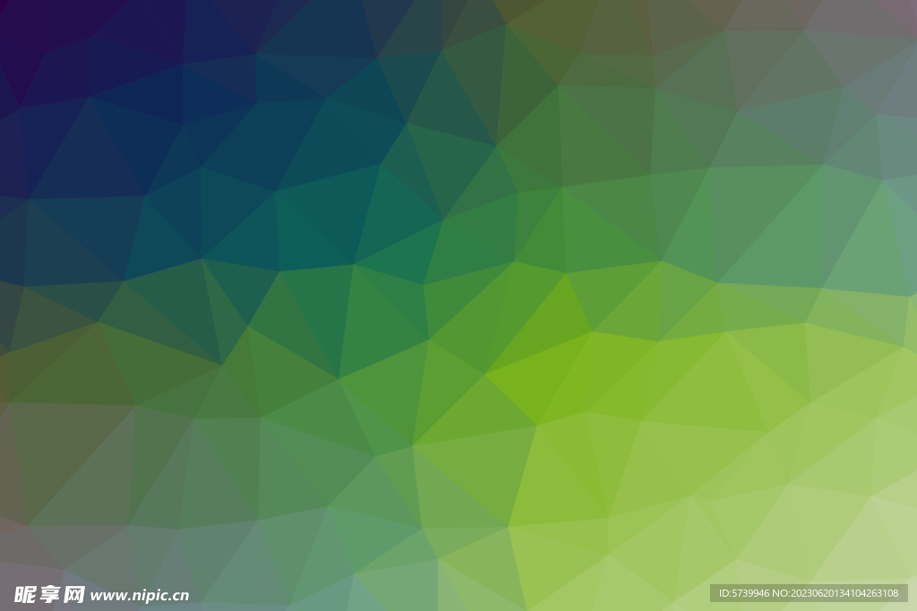 彩色不规则几何图形背景