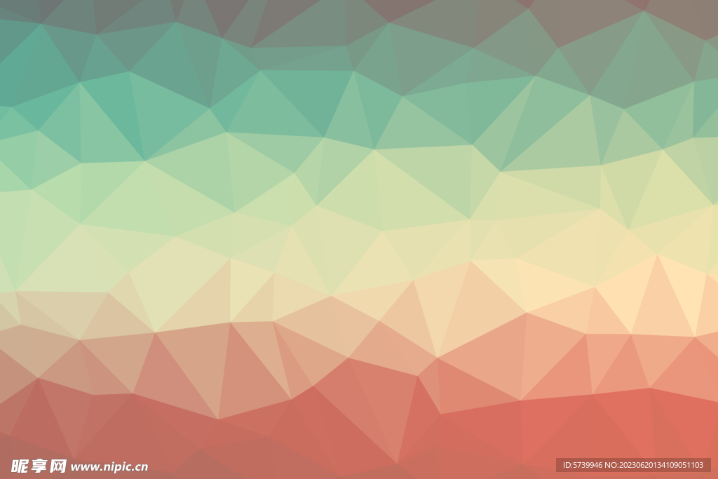 彩色不规则几何图形背景