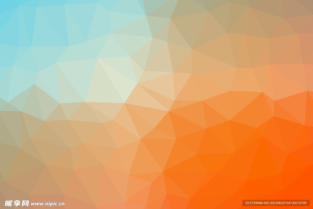 五彩不规则几何图形背景