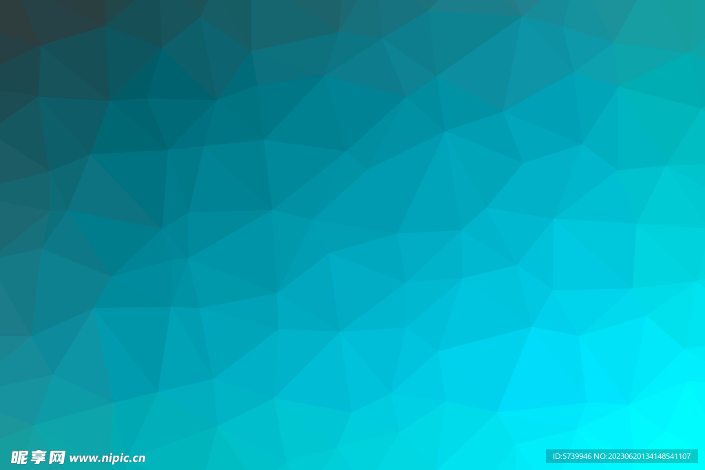 蓝色不规则几何图形背景