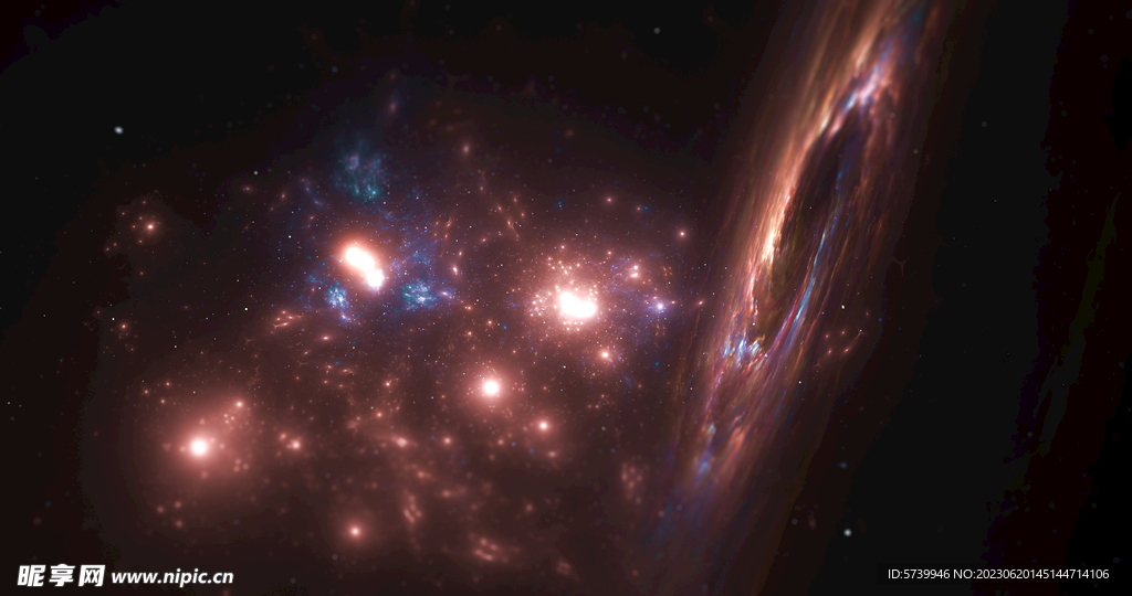 梦幻宇宙星空图片素材