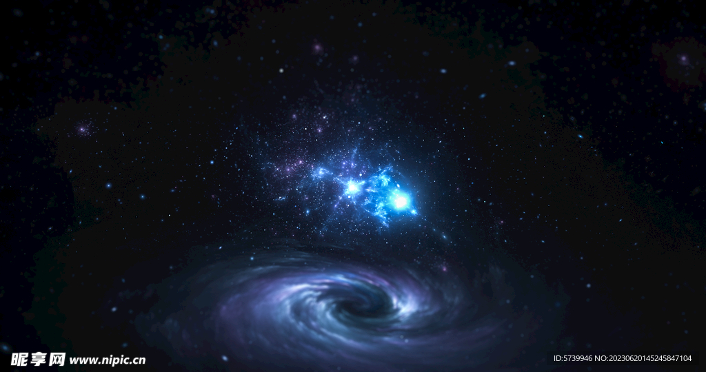 浩瀚宇宙星空图片素材