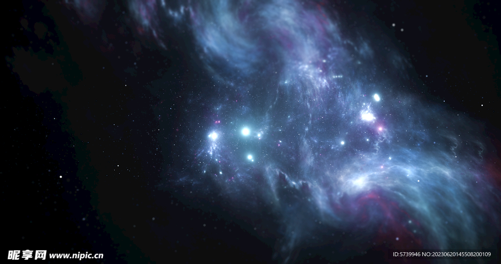 璀璨宇宙星空图片素材