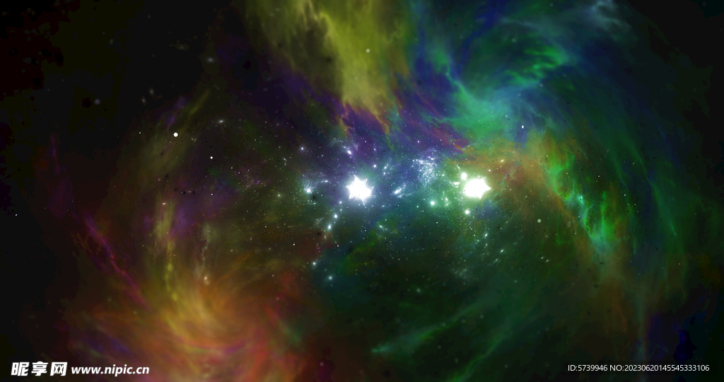 璀璨宇宙星空图片素材