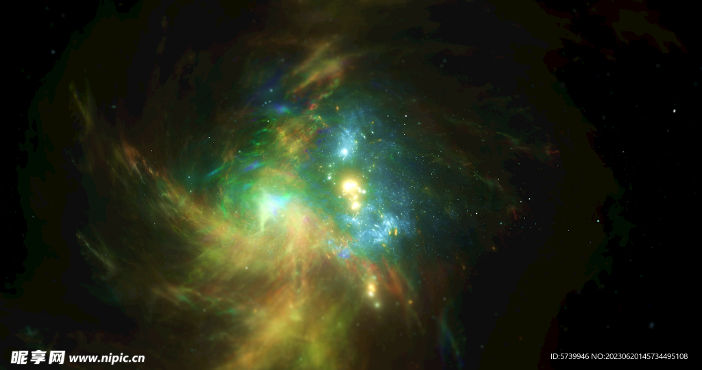 绚丽宇宙星空图片素材