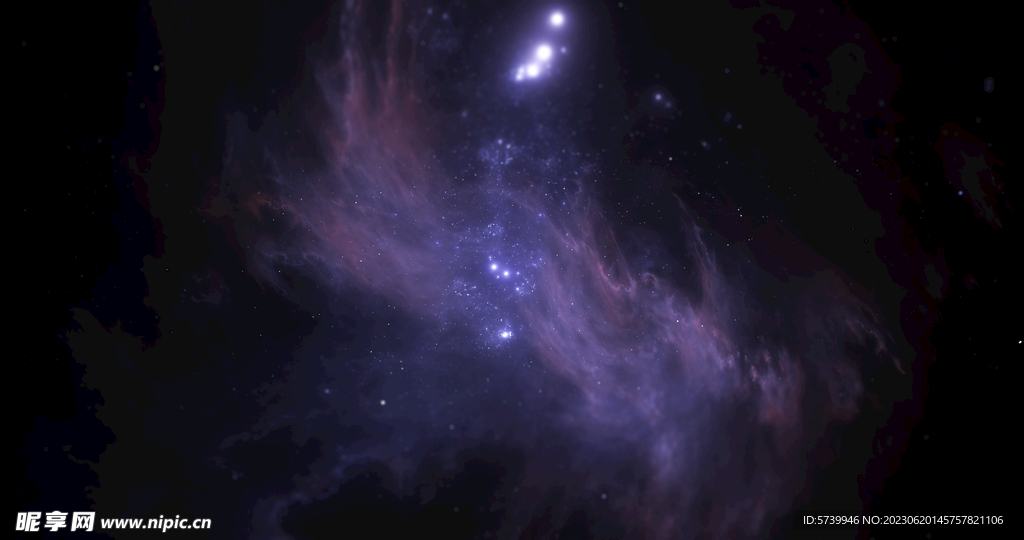 绚丽宇宙星空图片素材