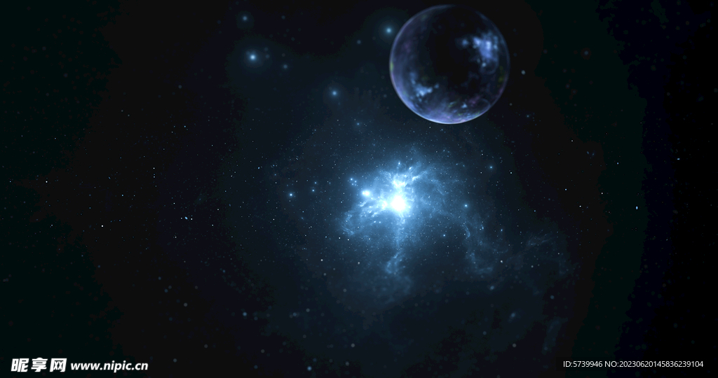 绚丽宇宙星空图片素材