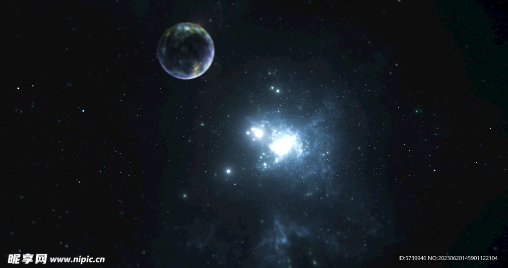 绚丽宇宙星空图片素材