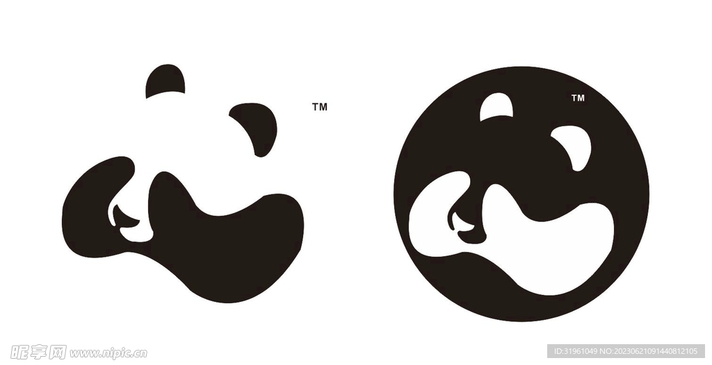 熊猫 logo 图案