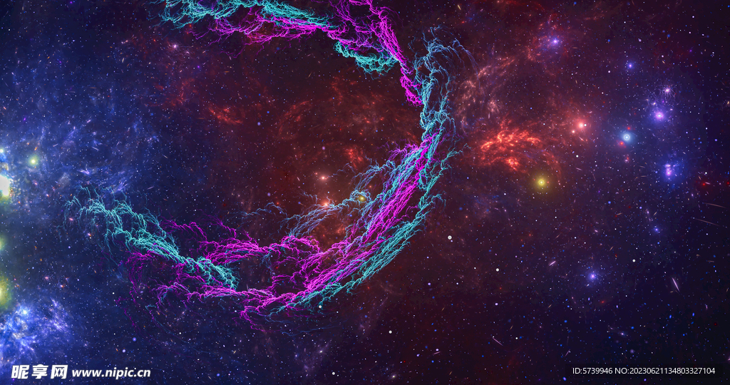 唯美宇宙星空图片素材