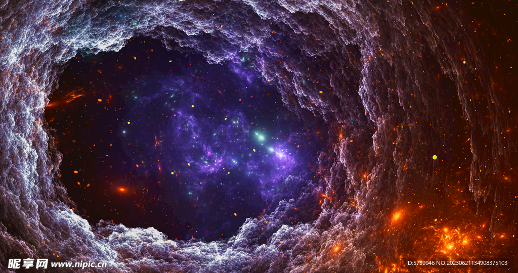 梦幻宇宙星空图片素材