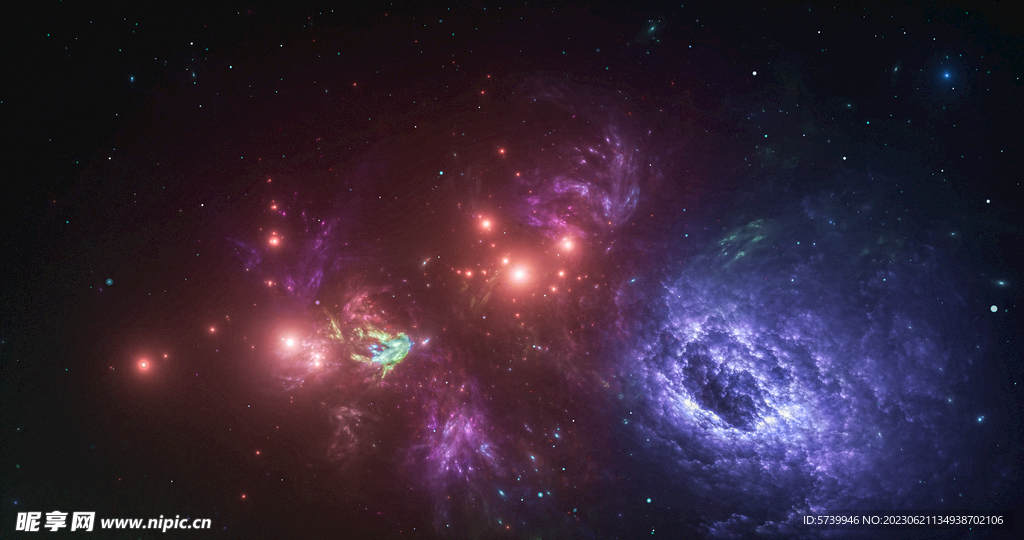 浩瀚宇宙星空图片素材