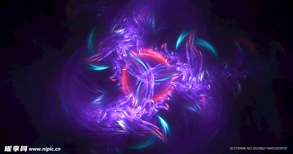 炫酷光影粒子晚会舞台背景图