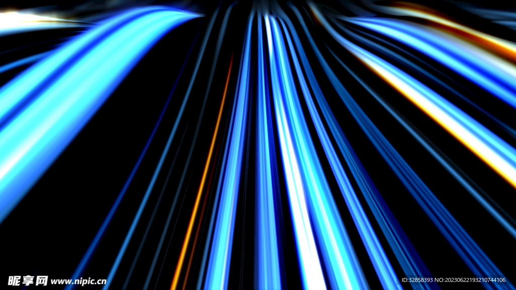 蓝色抽象科技线条背景