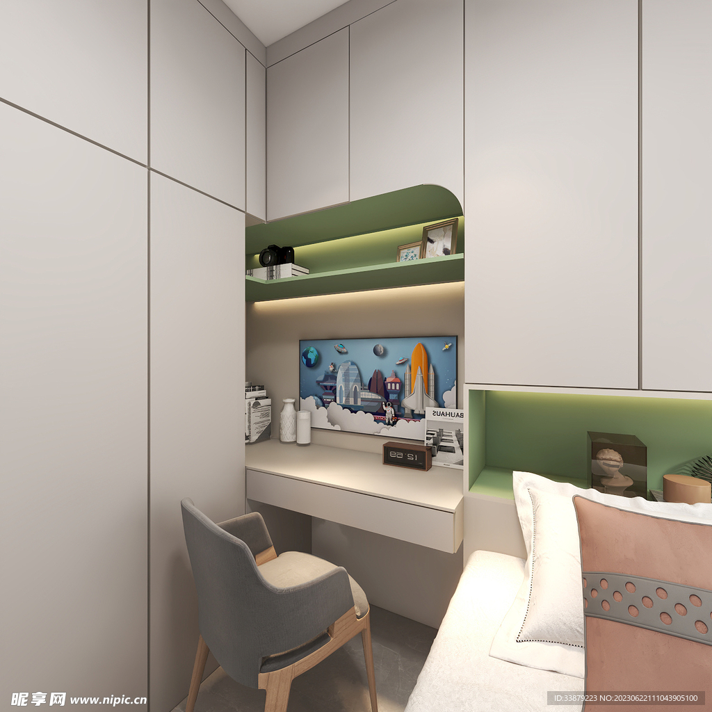 主卧全景效果图