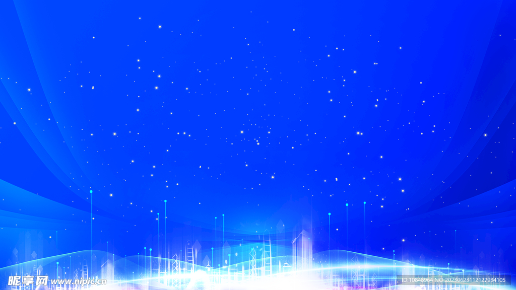 蓝色科技背景