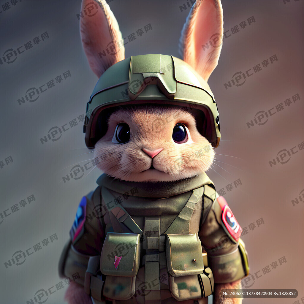 小兔子 皮克斯动画风格 高清