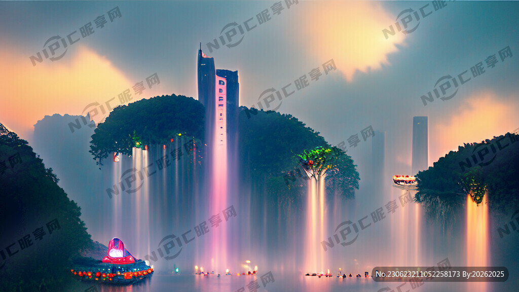 出一张关于南京玄武湖探险乐园灯