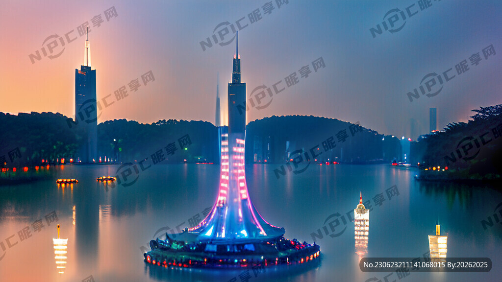 出一张关于南京玄武湖探险乐园灯