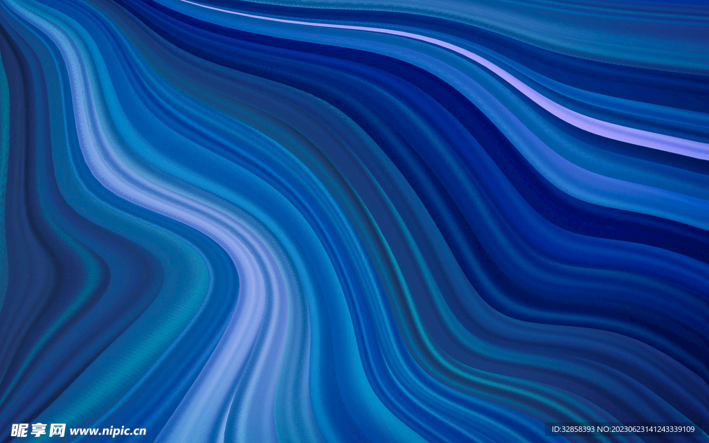 蓝色抽象科技线条背景