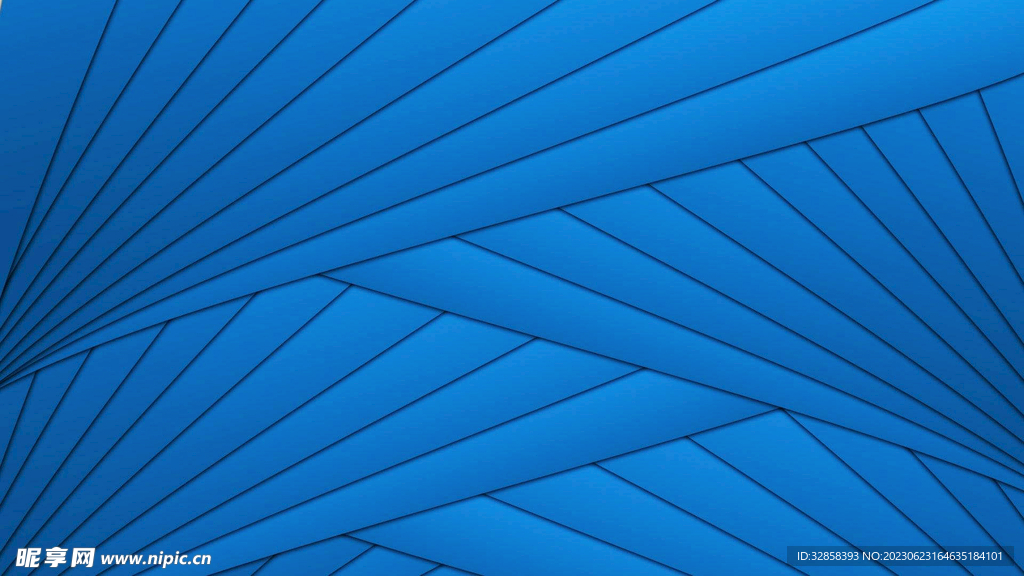 蓝色抽象科技线条背景