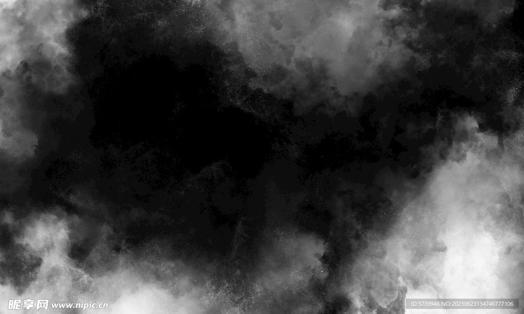  水墨烟雾晕染效果