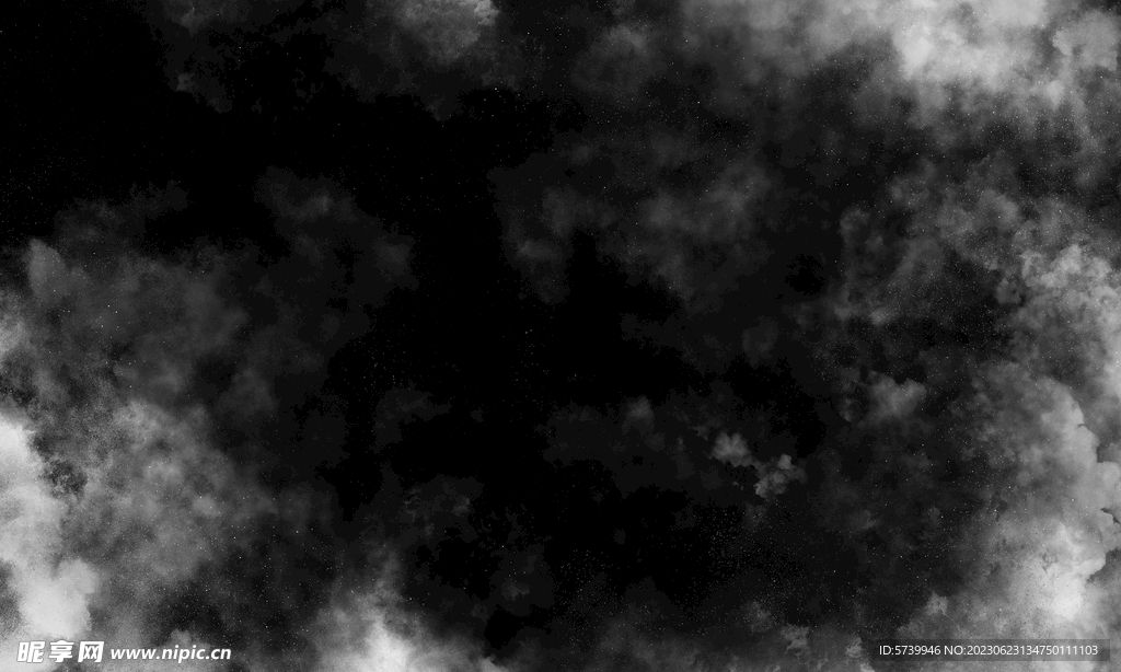  水墨烟雾晕染效果