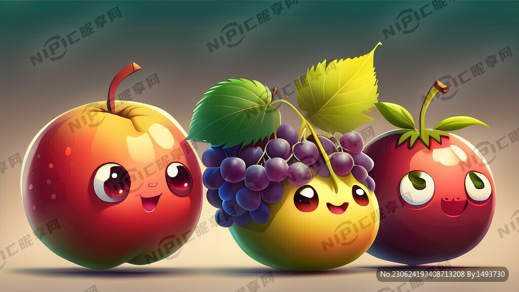 小清鲜 水果 卡通 二次元