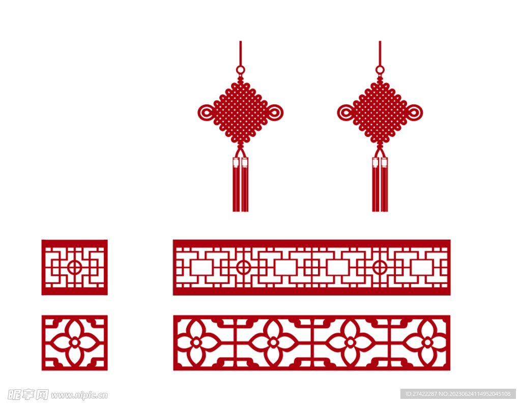 古风边框矢量图
