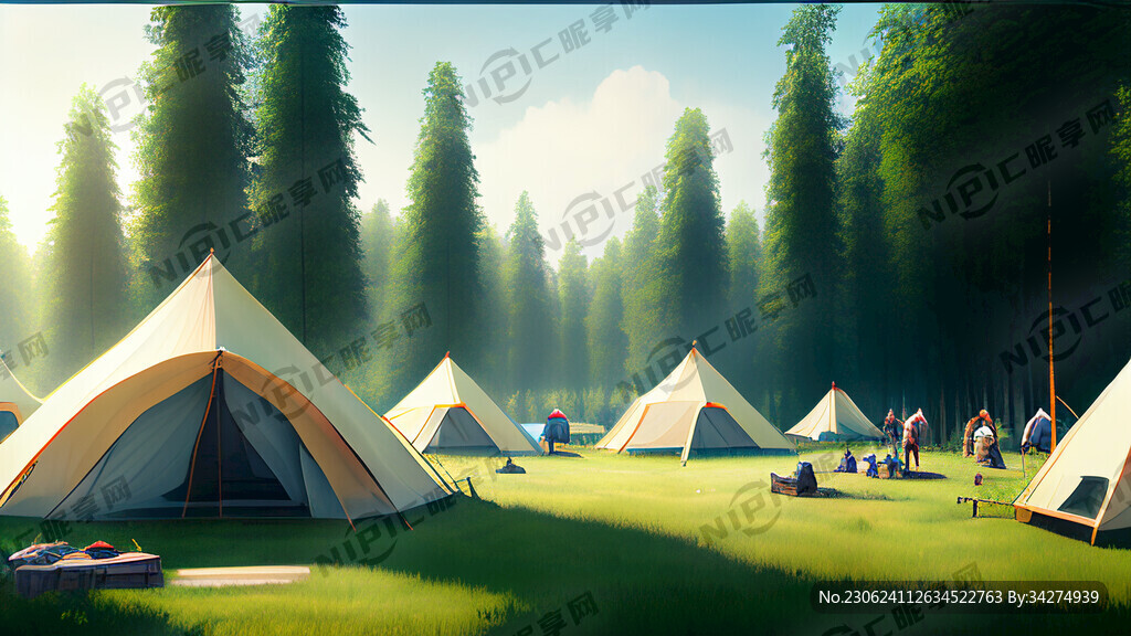 超大广角 真实场景 超大帐篷