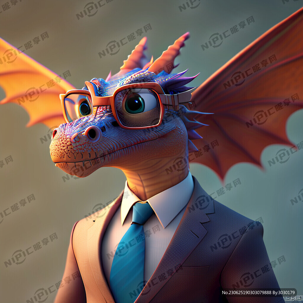 飞龙 上班族 皮克斯动画风格