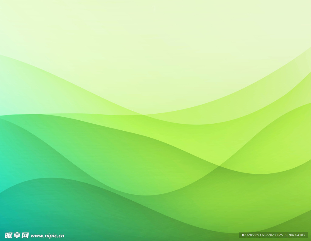 绿色抽象科技线条背景