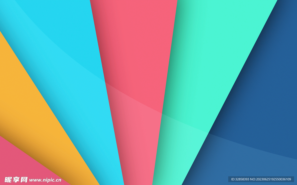 炫彩3d渐变科技感线条背景