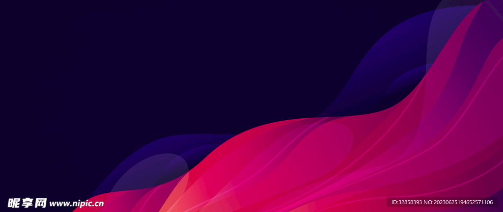 红色抽象拉丝3D立体流体渐变