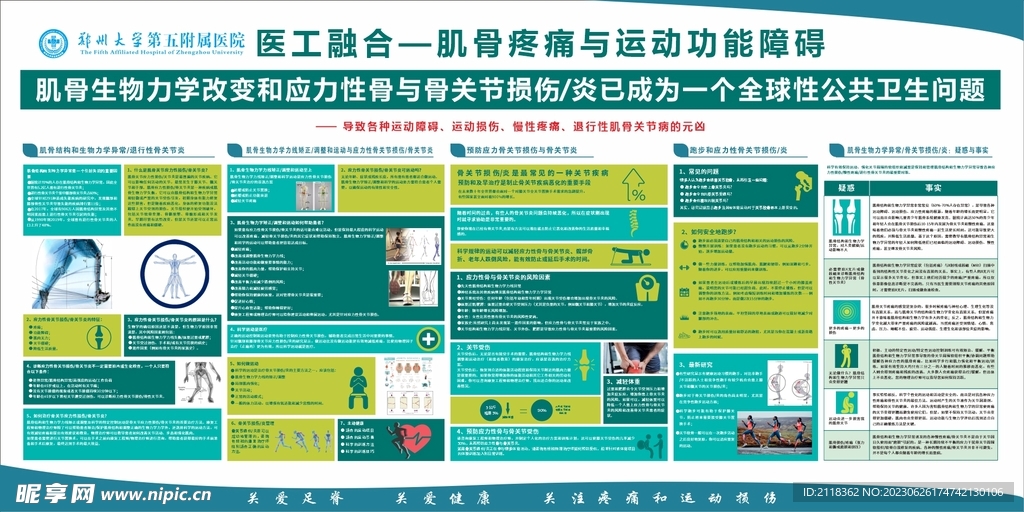 郑大五附院展板