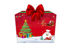 圣诞礼盒背景板