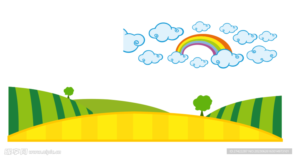 幼儿园卡通矢量图